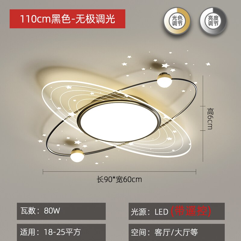 anneau étoile LED Fer Lustre Moderne Lumières Pour Chambre Salon Cuisine Lampes Éclairage Intérieur maison Lustre Plafond lustre