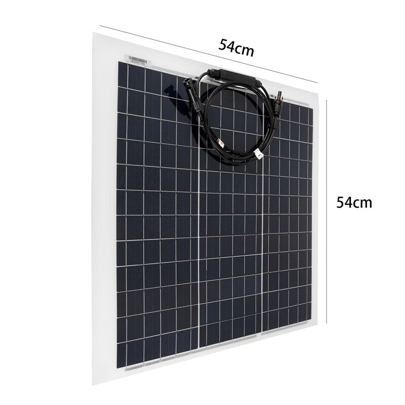300W 600W Monocrystalline Solar Panel Kit for RV 12V 18V Charge Battery Power Bank Complete Kit For Car/Boat/Battery/Camping