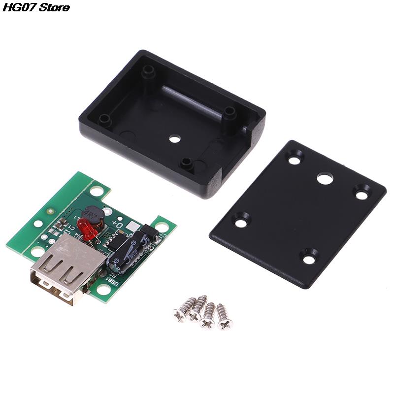 Pannello solare Regolatore di carica USB con viti di copertura DC-DC 4.5-20V 12V Step Down To 5V 2A Board 30 * 25 mm; Scocca 40 * 30 * 12 mm