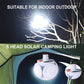 Creative Foldable LED Portable Lantern USB Recharge Night Lights Outdoor Solar Emergency Camping Tent Lamp for Home Garden Patio