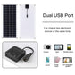 300W Flexible Solar Panel, Dual USB Port Can charge two electronic devices at the same time Camera I