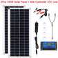 100W Solar Panel, 2Pcs 1OOW Solar Panel + 60A Controller +