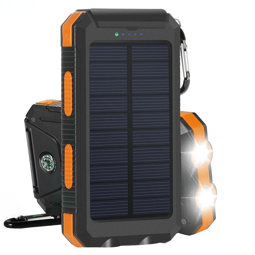 80000mAh Portable Solar Power Bank External Battery Charging Poverbank External Battery Charger LED Light for All Smartphones