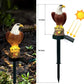 Solar Led Light Outdoor Parrot/Owl Solar Lights Waterproof Solar Powered Lantern Fairy Garden Decoration Outdoor Led Street Lamp