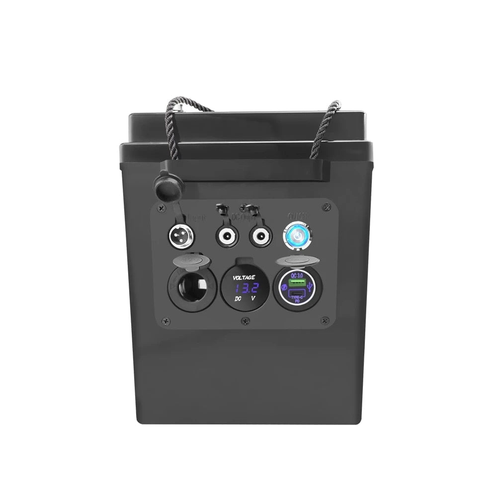 LiitoKala 12V 200Ah LiFePO4 Bateria 12.8V Power Para RV Campers Golf Cart Off-Road Off-grid Solar Wind,QC3.0 Type-C USB output