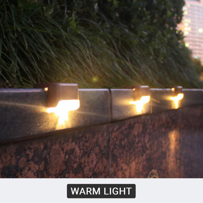 Xiaomi LED solaire chemin escalier lumières IP65 étanche extérieur jardin cour clôture mur pelouse paysage lampe escalier veilleuse