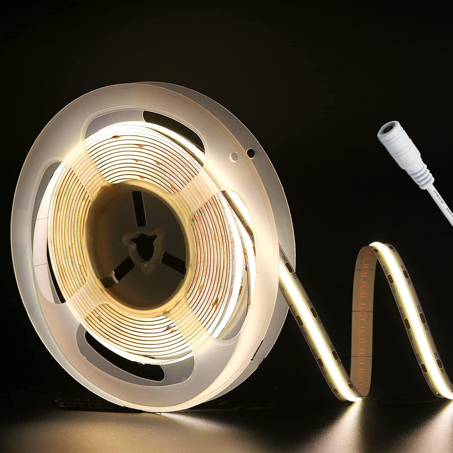 PAUTIX COB LED Strip Light High Density 320 480 LEDs 12V/24V Flexible LED Strip Warm Nature Cool White RA90 Linear Dimmable