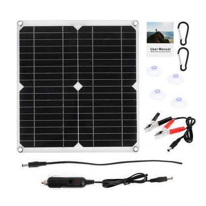 200W Solar Panel Kit With 60A Controller DC 18V Portable Solar Power Charger for Bank Battery Camping Car Boat RV Solar Plate