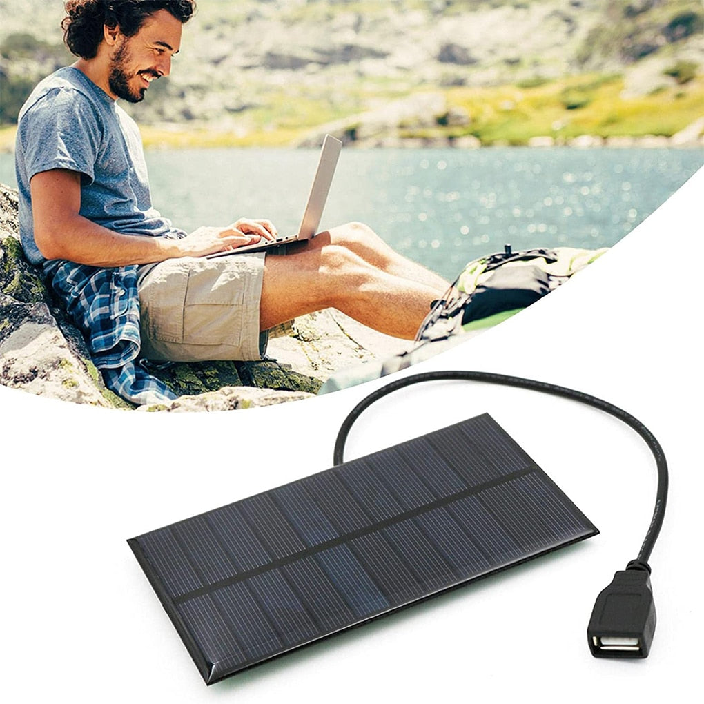 Solar Panel Power Bank Mobile Phone Charger Portable Charging Board