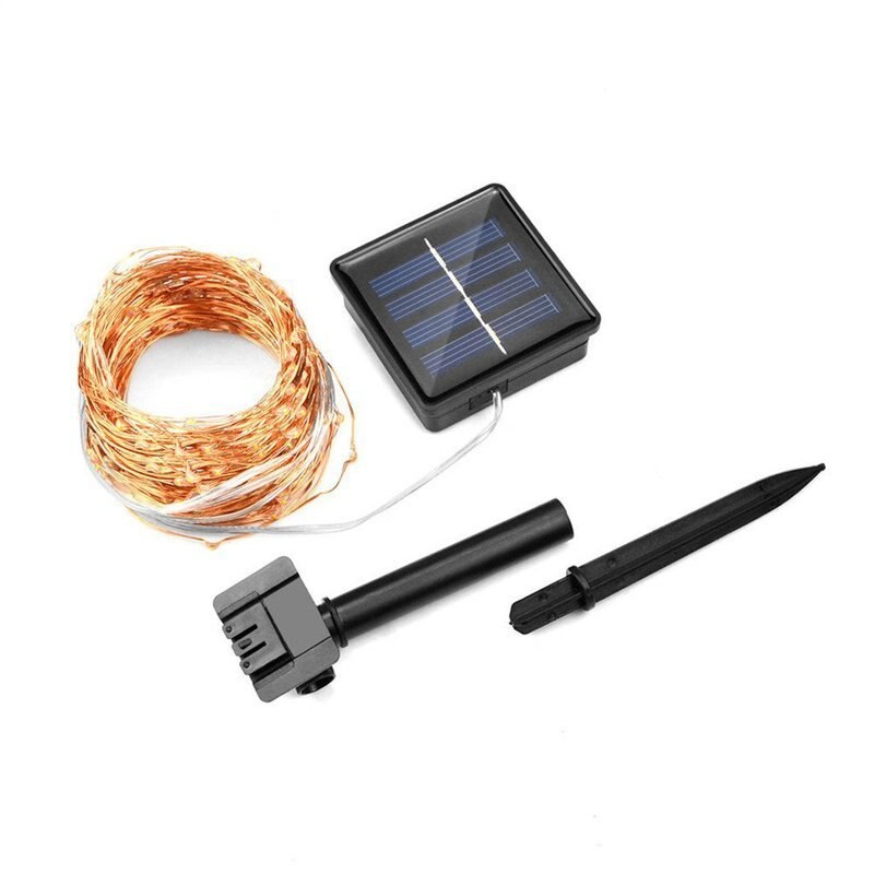 12M/22M/32M Outdoor Solar Light Outdoor Solar Fairy String Lights for Holiday Christmas Lights Waterproof  Solar Garden Lighting