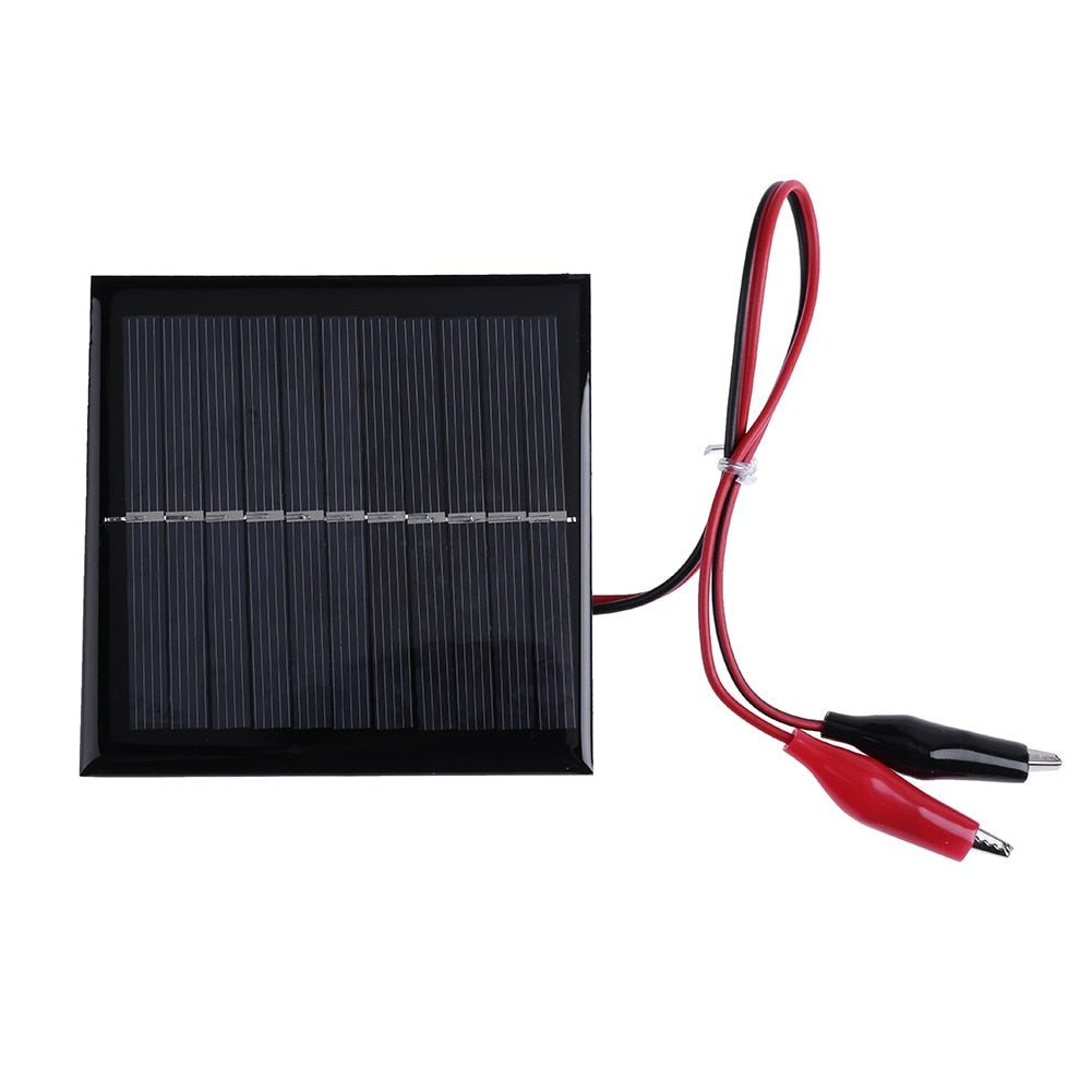 Solar Panel 10W 12V Outdoor DIY Solar Cells Charger Polysilicon Panels USB Outdoor Portable Solar for Cell Mobile Phone Chargers