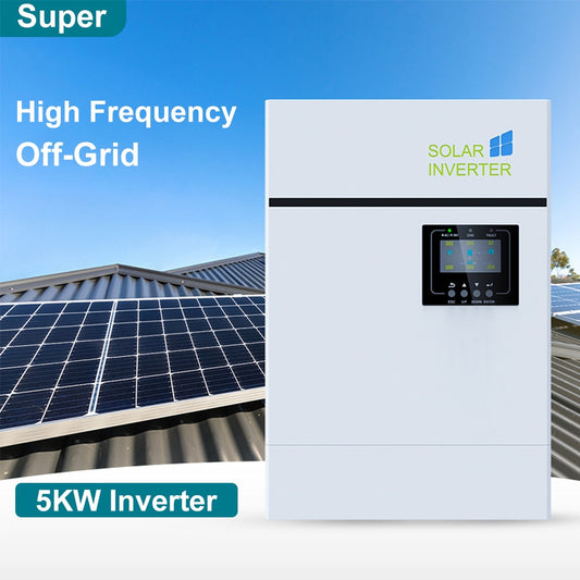 New 48V 5Kw 3.5Kw Inverter - High Frequency CAN RS485 Communication Max 6 Parallel Built-In MPPT WIFI/GPRS Monitor For 48V Battery
