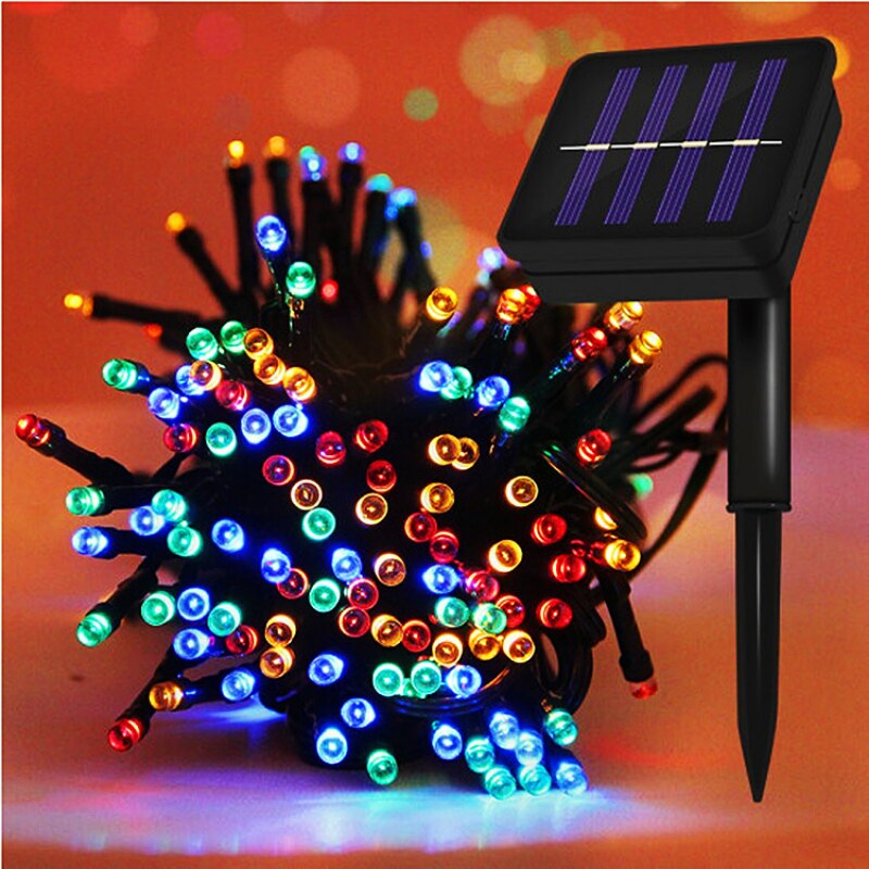 Outdoor Solar String Light 300LED Solar LED Light Waterproof for Garden Decoration Wedding Party Valentines Christmas Tree Homes