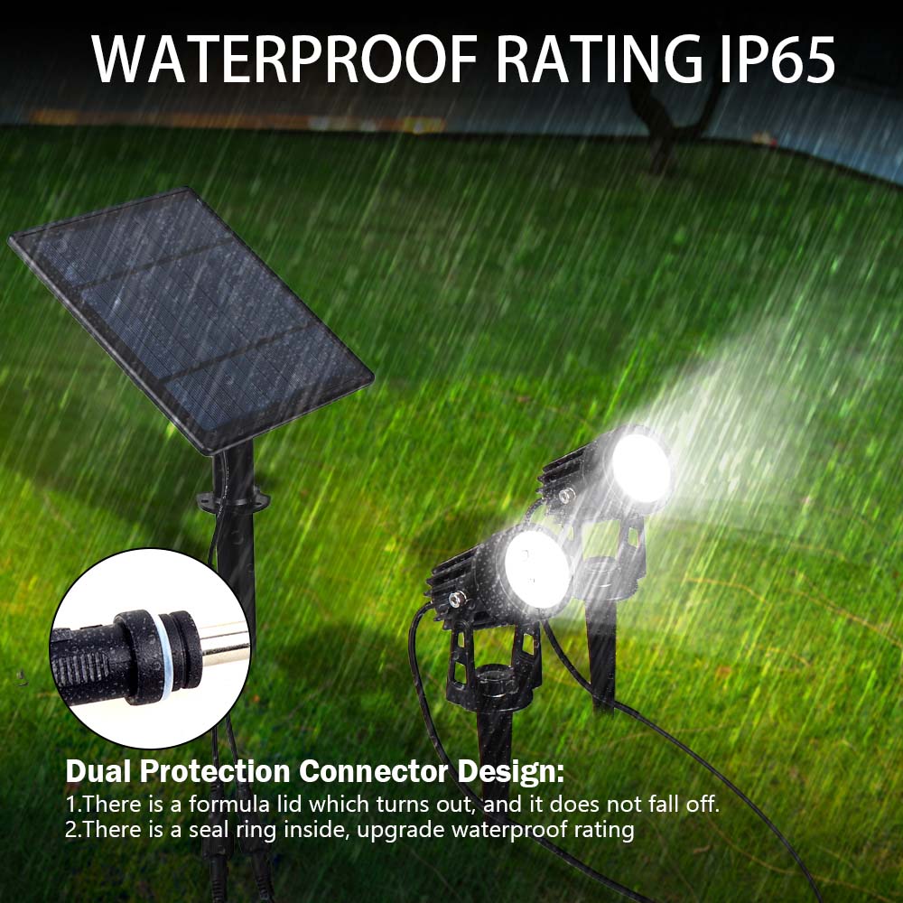 T-sunrise Solar LED Outdoor Light IP65 Impermeabile Decorazione da giardino Luci RGB Lampade per illuminazione da giardino con paesaggio bianco caldo / freddo