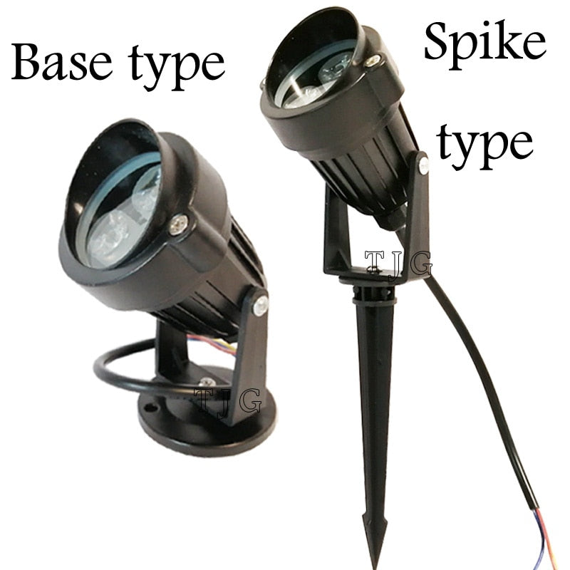4PACK New Style COB Garden Lawn Lamp AC220V 110V DC12V Outdoor LED Spike Light 3W 9W Path Landscape Waterproof Spot Bulbs