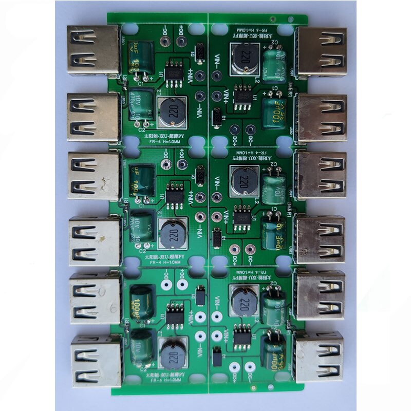 5V 2A/3A Solar Panel Power Bank Dual USB Charge Voltage Controller Regulator
