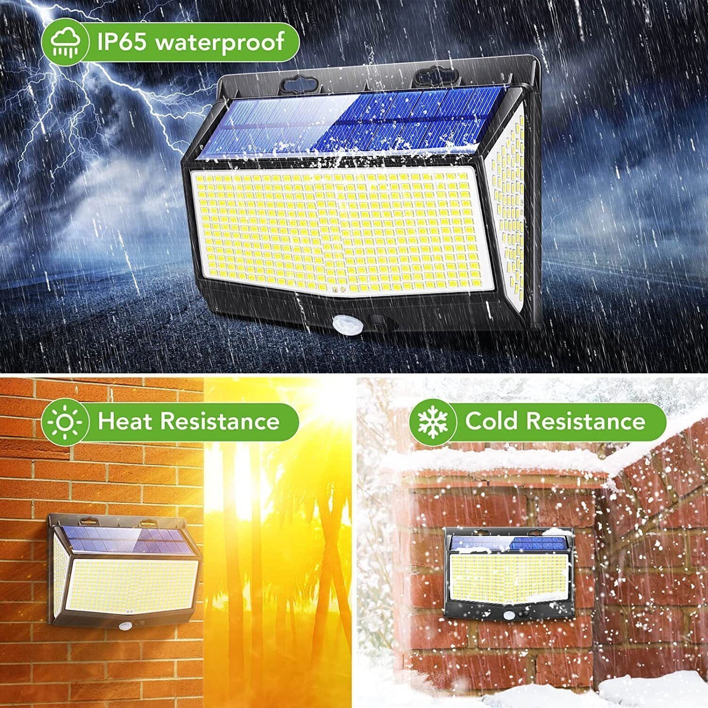 Réverbère d'énergie solaire lumières de capteur solaire extérieures pour le décor de jardin 432 réflecteur Led allumant la lanterne solaire energia étanche