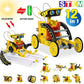 12 in 1 Science Experiment Solar Robot Toy - DIY Building Powered Learning Tool Education Robots Technological Gadgets Kit for Kid