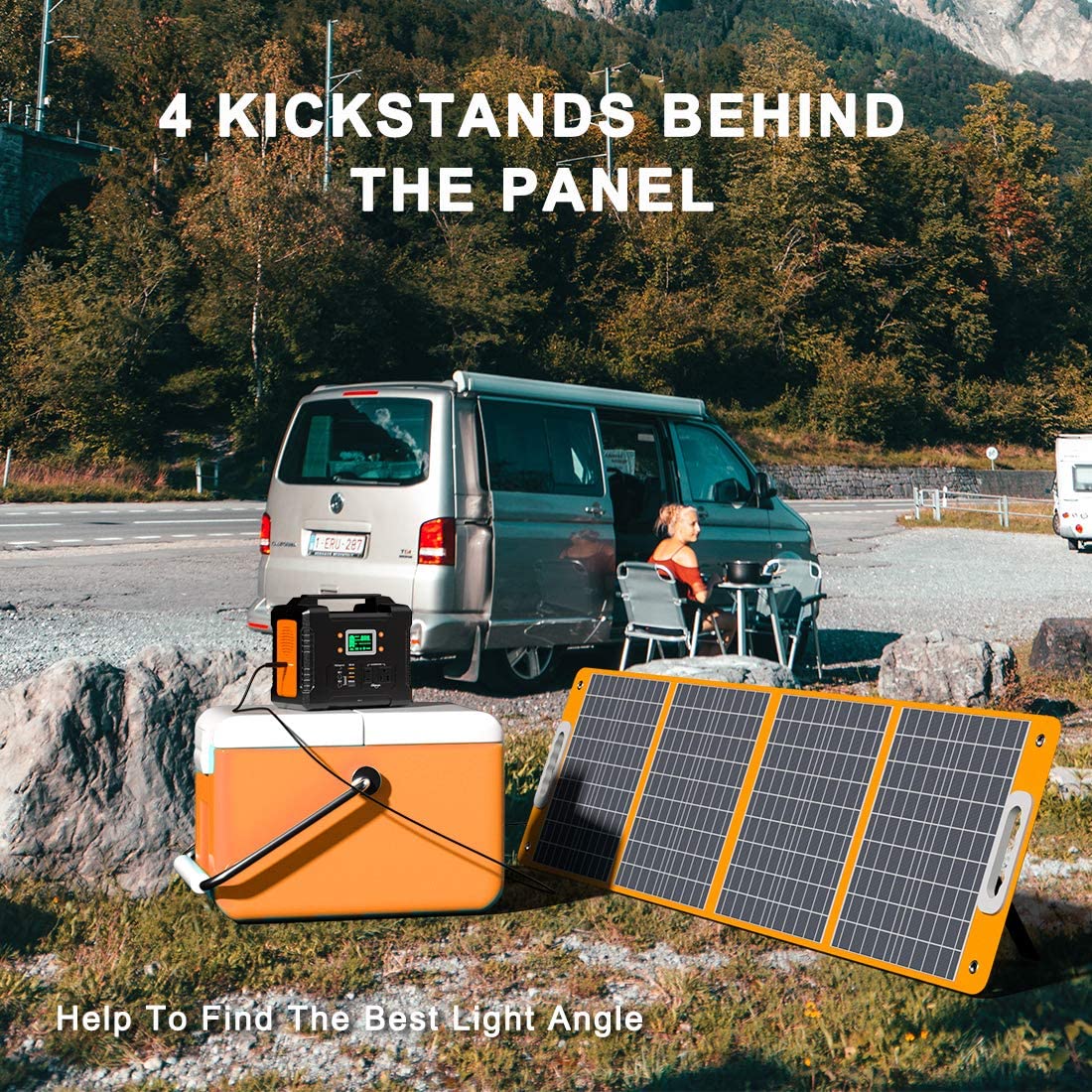 4 KICKSTANDS BEHIND THE PANEL LE