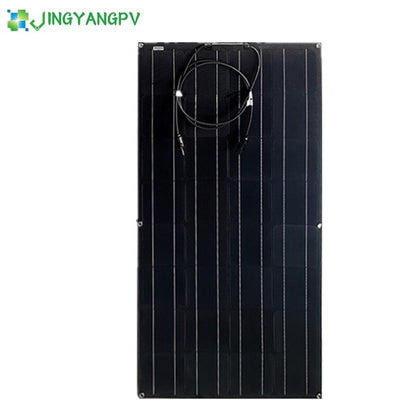 JINGYANG long lasting Semi Flexible solar panel 100W 200W 300W 400W Waterproof Panel Solar Monocrystalline Solar Cell RV Boat
