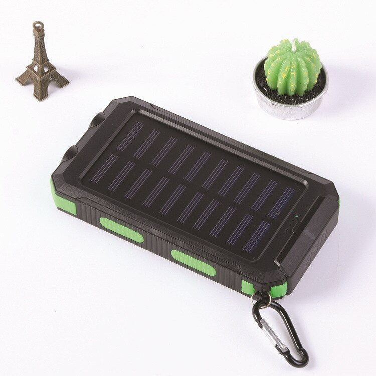 80000mAh Portable Solar Power Bank External Battery Charging Poverbank External Battery Charger LED Light for All Smartphones