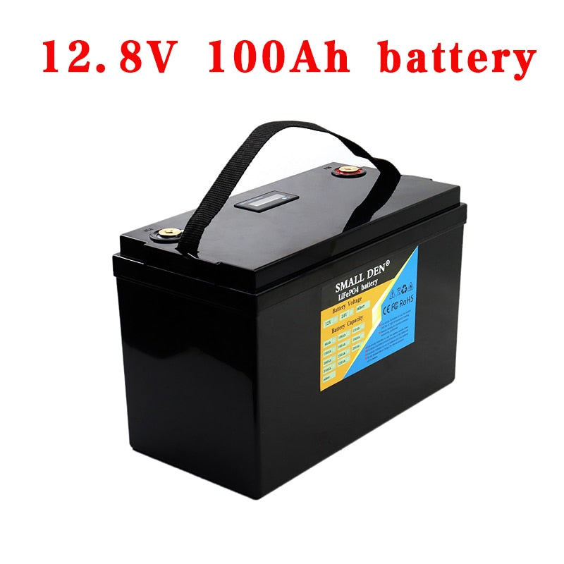 12V 160Ah 120Ah 100Ah 90Ah LiFePO4 battery For 12.8V RV Campers Golf Cart Off-Road Off-grid Solar Wind batteries / 14.6v charger