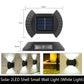 Solar 2LED Shell Small Wall Light (White Light) 10Omm