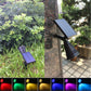 Solar Lawn Lamp RGB LED Garden Buildings Outdoor Decor Patio Courtyard Pathway Landscape Lighting Luces Solares Para Exterior
