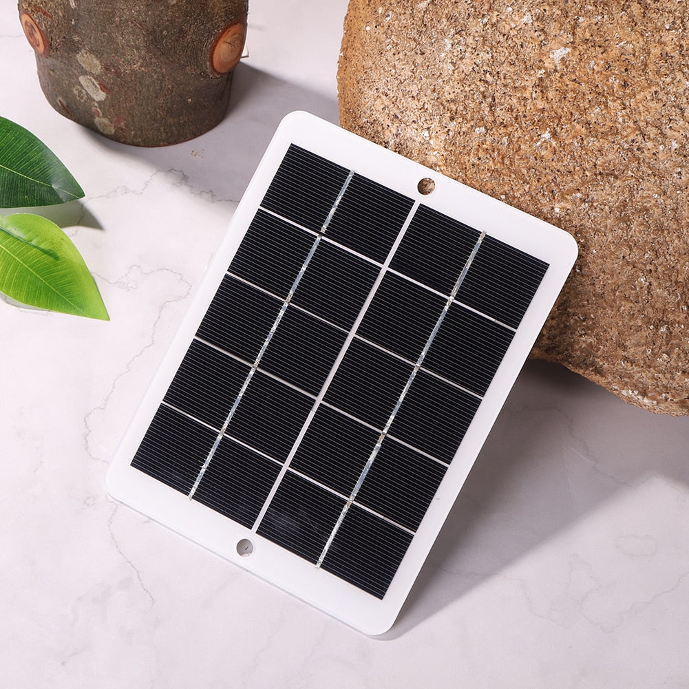 Sun faltbares Solarzellen-Ladegerät, 3 W, 5 V, 2,1 A, USB-Ausgabegeräte, tragbare Solarmodule für Smartphones im Freien zum Aufladen von Telefonen