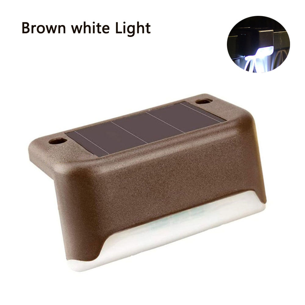 Lampe Solaire Chemin Pont Extérieur Jardin LED Lumières Étanche Balcon Éclairage Décoration pour Patio Escalier Clôture Lumière Solaire Extérieur