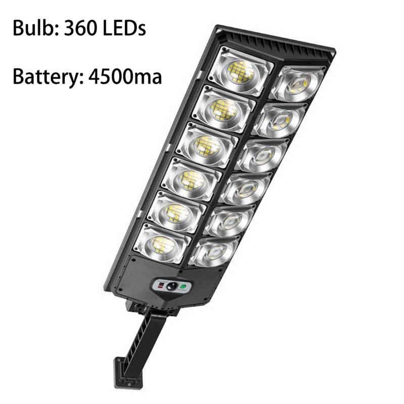 Outdoor Solar Lights Waterproof LED Lamp Lights Wall Street Lamp With Motion Sensor 10000 Lumens Sunlight for Garden Yard