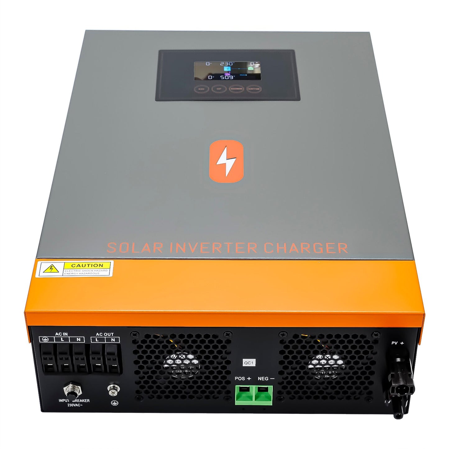 PowMr 6200W Grid Tied Inverter 48V 230VAC MPPT 80A Output With Max Solar Panel 500VDC Input Buid-in MPPT Solar Charge Controller