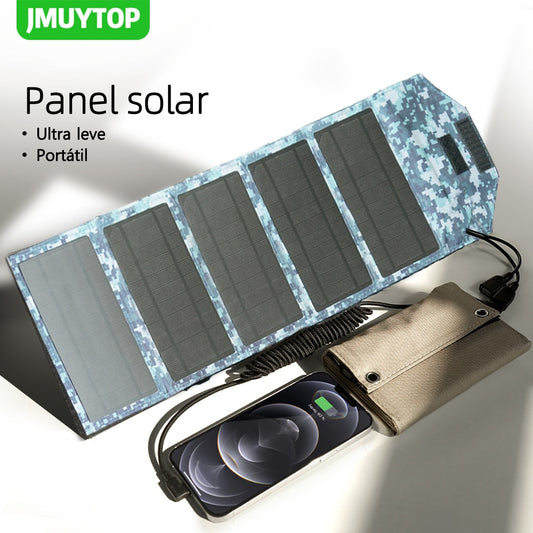 JMUYTOP Panel solar Ultra leve Portat