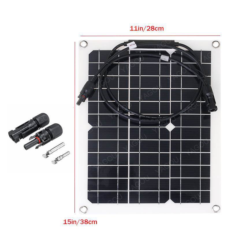 600W/300W Solar Panel 18V Solar Cell 40/50A Controller Solar Panel For Car Yacht Battery Boat Charger Outdoor Battery Supply