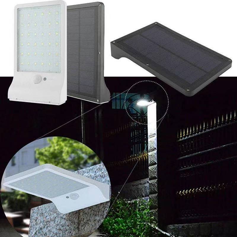 36/48 LED Solar Power Light PIR Motion Sensor IP65 Waterproof Outdoor Street Light Lamp Garden Yard Wall