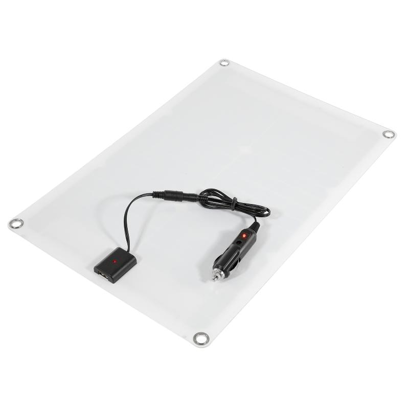 Kit de panneau solaire professionnel 100W 12V Port USB simple/double Module monocristallin hors réseau avec contrôleur de Charge solaire 30A
