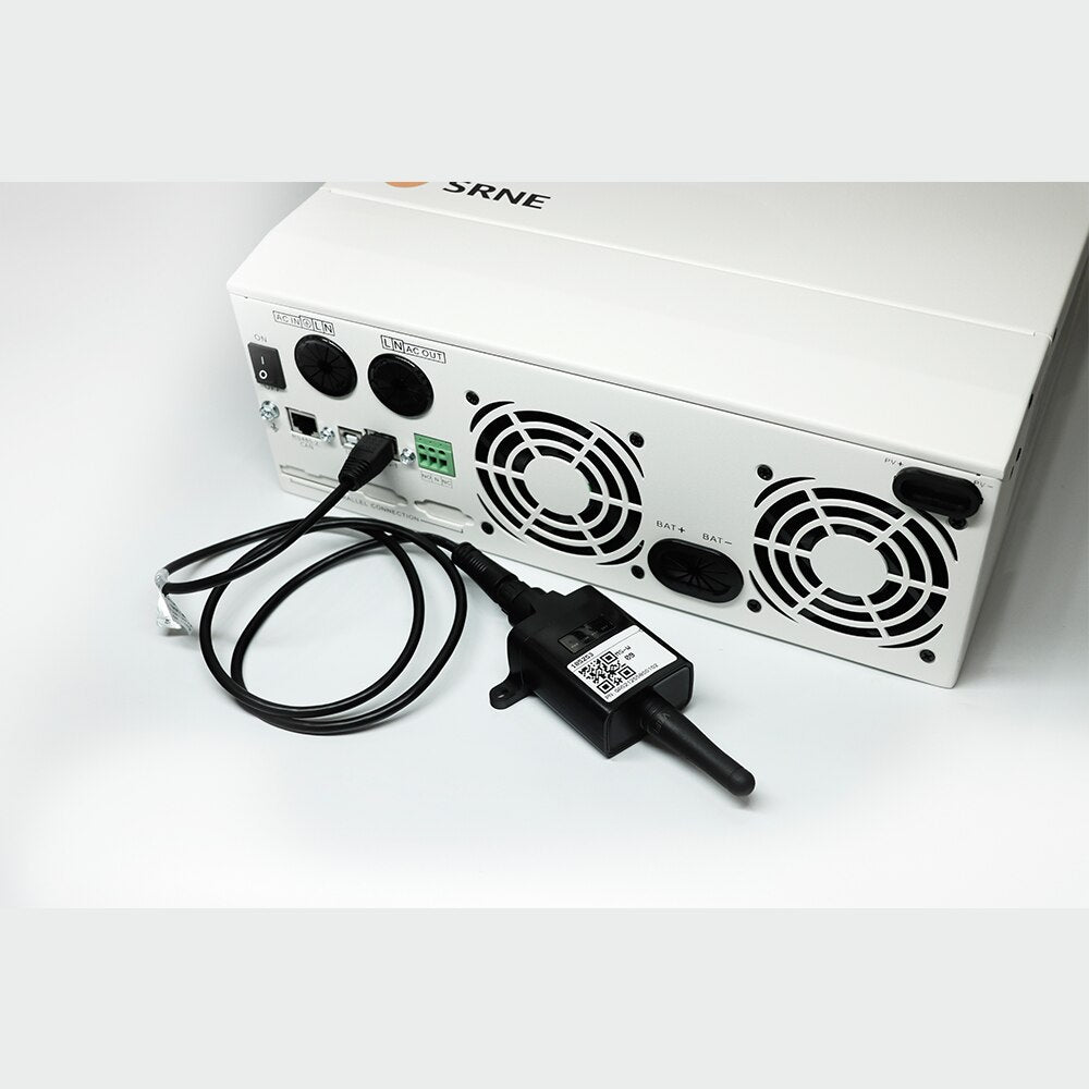 SRNE 5000 W 48 V Hybrid-Inverter – integriertes 80 A MPPT-Solarladegerät 110–120 VAC PV 500 VDC 50 Hz/60 Hz 40 A Batterieladegerät unterstützt WLAN