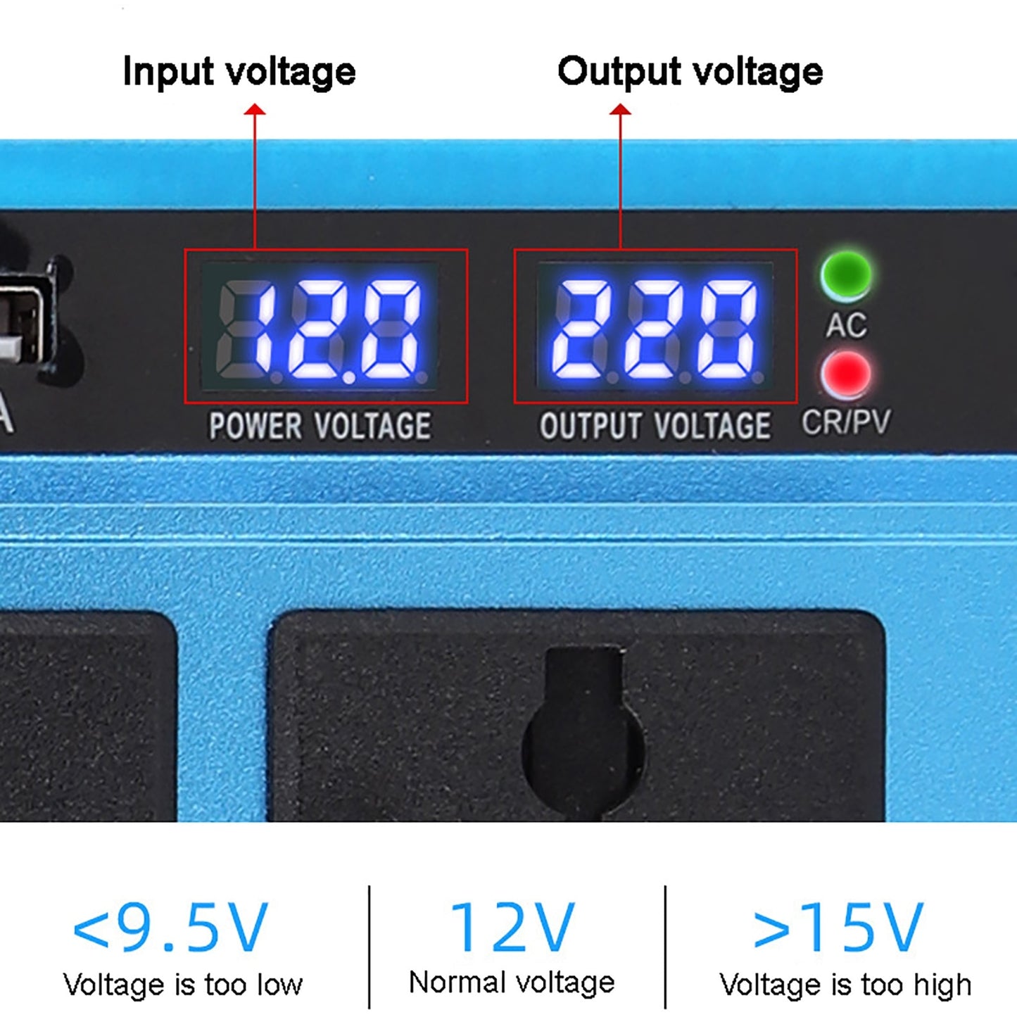 Input voltage Output voltage AC POWER VOLTAGE 