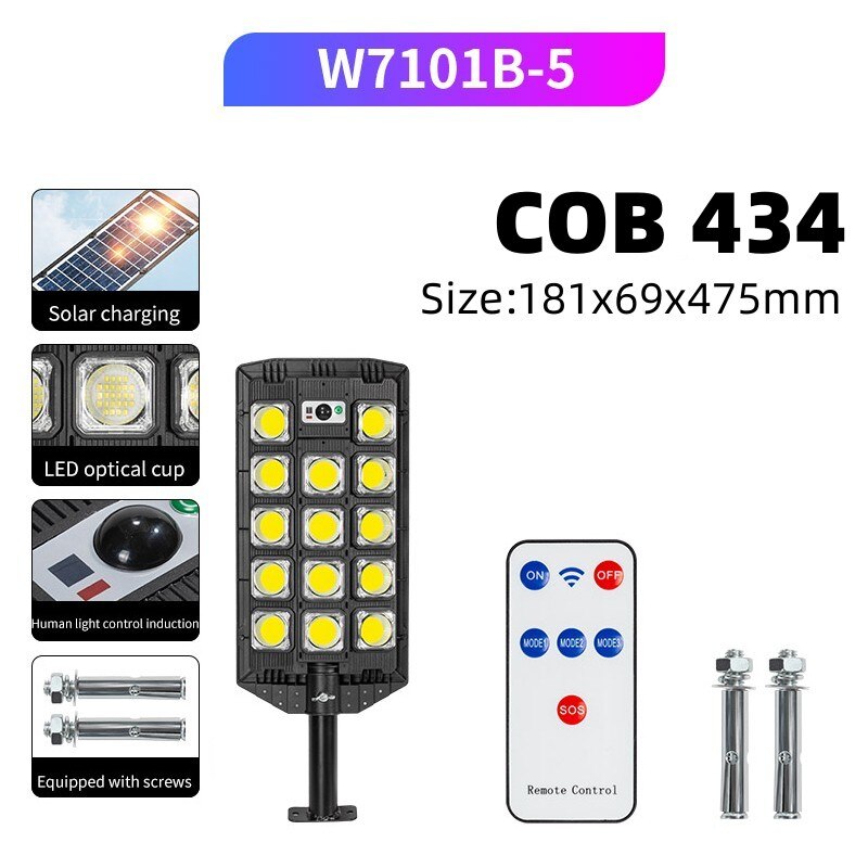 W7101B-5 COB 434 Solar charging Size:18
