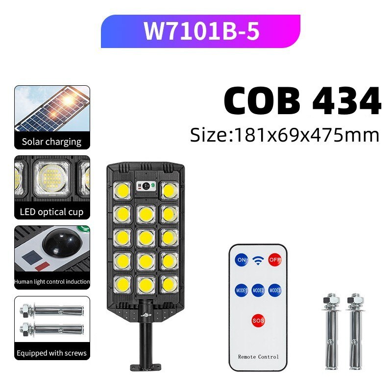 W7101B-5 COB 434 Solar charging Size:18