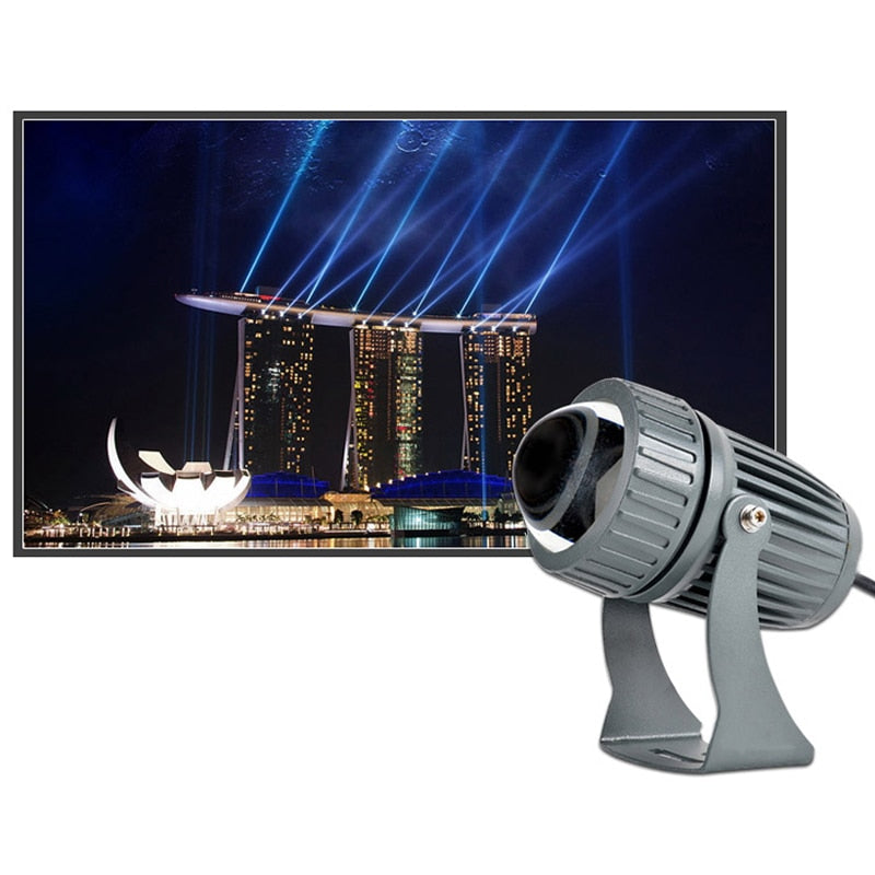 LED Lawn Light 3W/10W Wall Washer Waterproof Floodlights Narrow Beam Spot Lamp Outdoor Landscape Lighting 100-240V