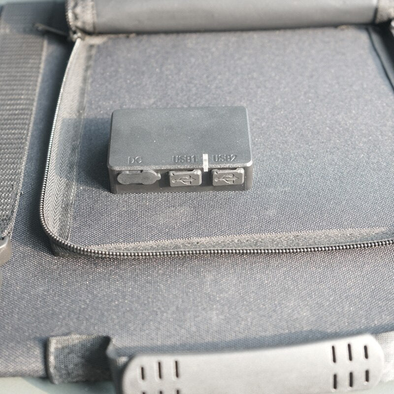 Motorhomes tourists Solar Panel 40W 12V Foldable Portable Solar Charger Power Bank USB 18V DC For home Car Battery apartment