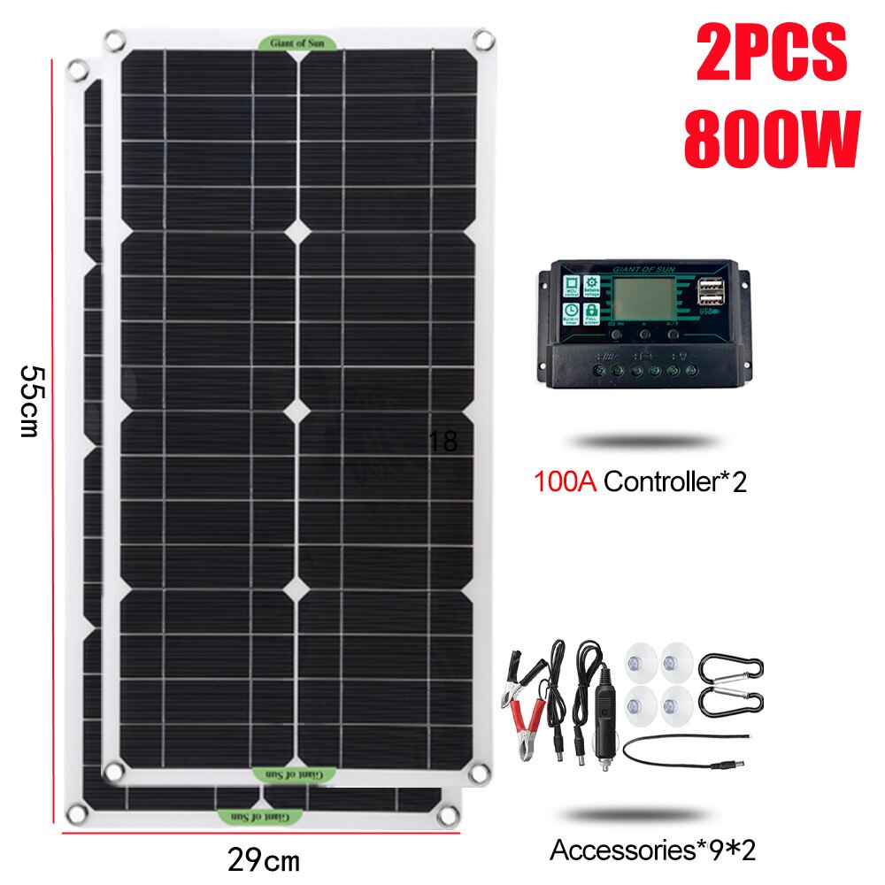 300W Solar Panel, 2PCS 8O0W aeldaangen 8