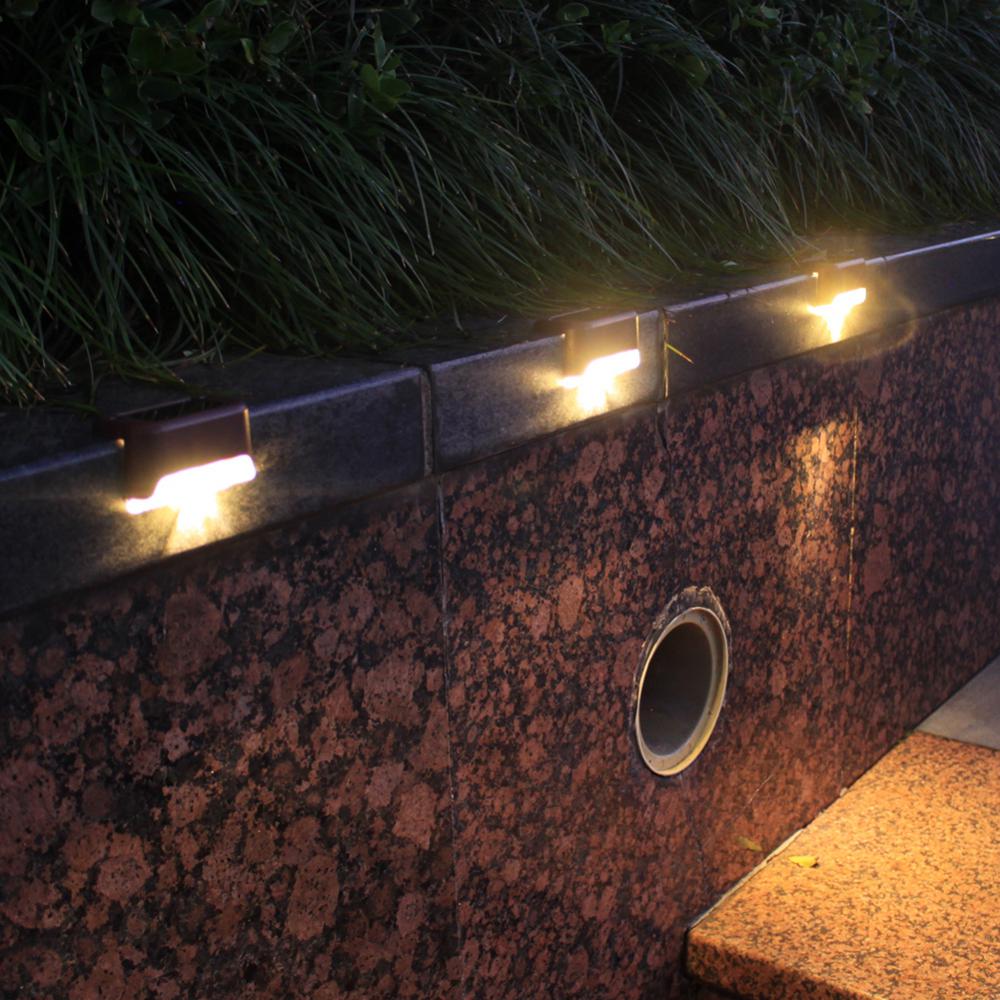 Xiaomi LED solaire chemin escalier lumières IP65 étanche extérieur jardin cour clôture mur pelouse paysage lampe escalier veilleuse