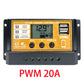 MPPT 720W 480W 360W 240W Solar Charge Controller 10A 20A 30A PWM Solar Panel Regulator For 12V 24V Lifepo4 Lithium GEL Battery