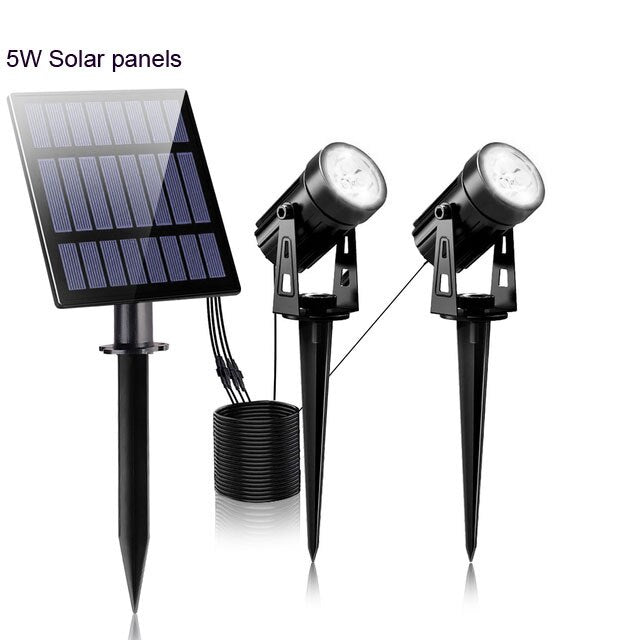 T-SUNRISE LED Solar Light Outdoor IP65 impermeabile bianco caldo bianco freddo solare illuminazione da giardino decorazioni per esterni lampade da prato