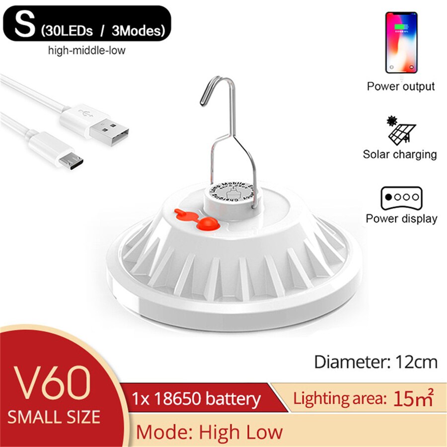 high-middle-low Power output Solar charging Power display Dia