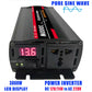 3000W Inverter 12V 220V Pure Sine Wave Power Inverter DC 12v 24v To AC 220V 110V For Solar System Home Outdoor Power Inverter