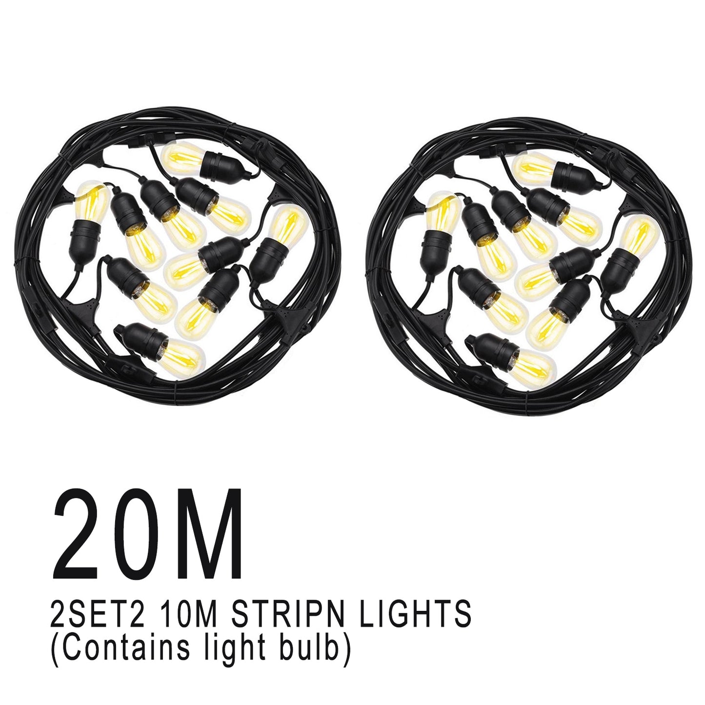 20M 2SET2 10M STRIPN LIGHTS (