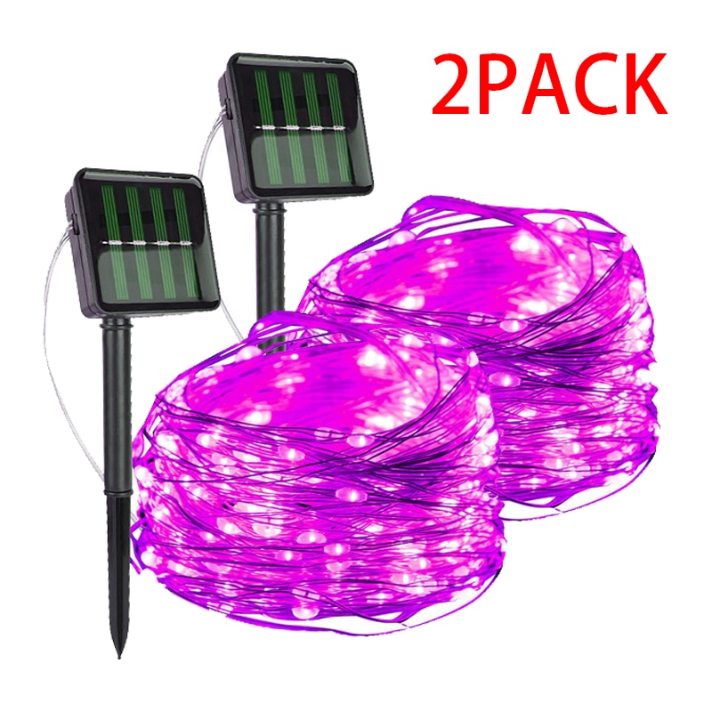 LED Solar Light Outdoor Waterproof Fairy Garland String Lights Christmas Party Garden Solar Lamp Decoration 7/12/22/32 M